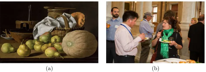 Figure 1.2: Understanding still life scenes (a) just requires to detect the objects itis composed of