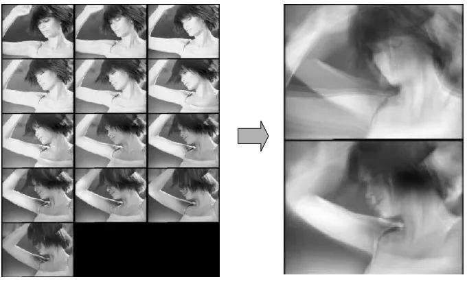 Figure 6.1: Semantic keyframes summarization of a sequence of images.