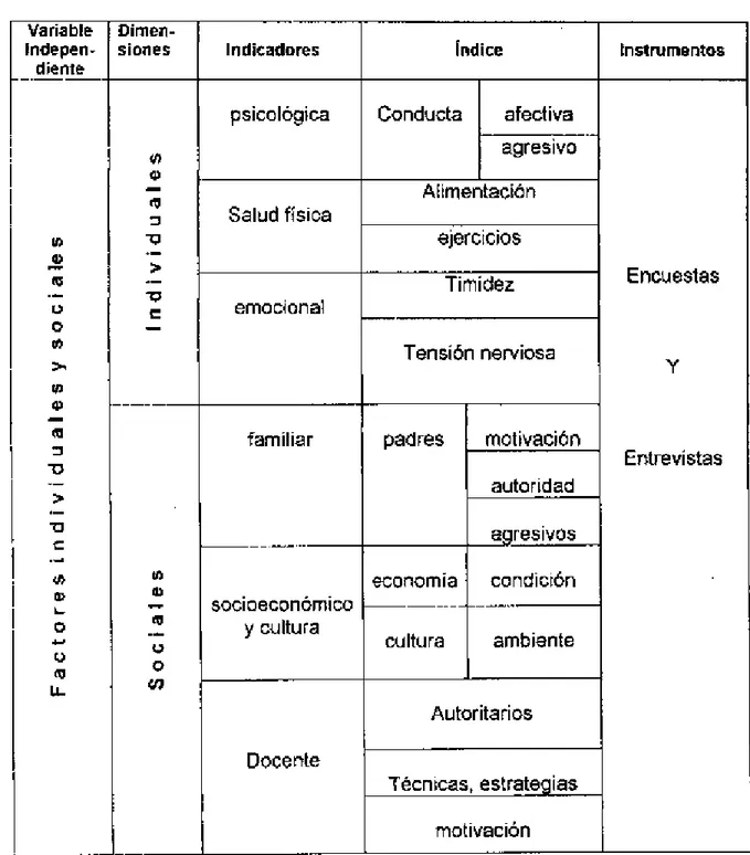 Cuadro NG  03  Variable  