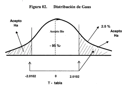 Figura 02.  Distribución de Gaus 