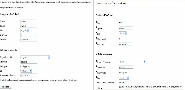 Figure 3: Standard form and adapted version with bigger asterisks 