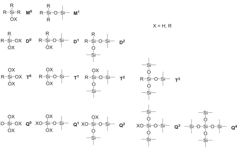 Figure 1.2. Example of 29Si-SSNMR of material M3 (See Chapter 2). 
