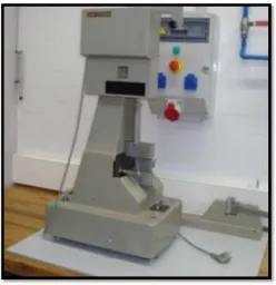 Figure 2.15 Impact testing machine used for the determination of the impact strength  