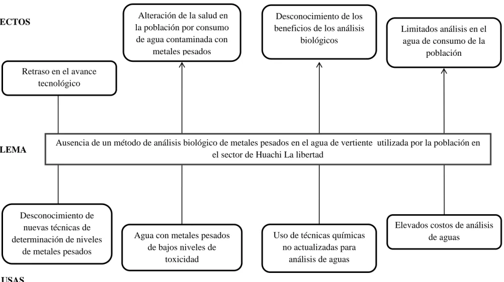 Figura 1.1  Árbol de problemas 