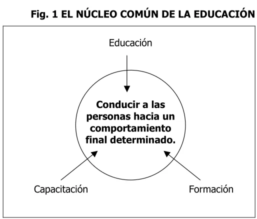 Fig. 1 EL NÚCLEO COMÚN DE LA EDUCACIÓN 