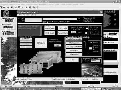 Figura 2.3. Ventana para el envío de nuevo software a la CV. 