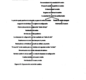 Figure 4.1 El proceso de cairel de cambios 