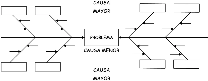 Figura 3: Diagrama causa-efecto. 
