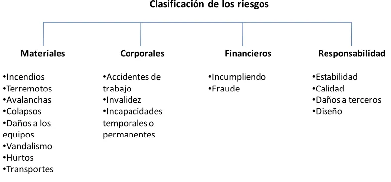 Fig. 3 Clasificación de riesgo (Cuevas 2004) 