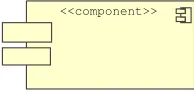 Figura 1.11: Modelando la relaci´on de comunicaci´on entre dos nodos enUML.