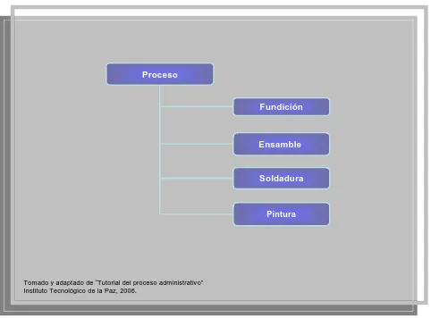 Figura 7. Estructura organizacional por procesoSe enfoca en la atención especial a un tipo de cliente.