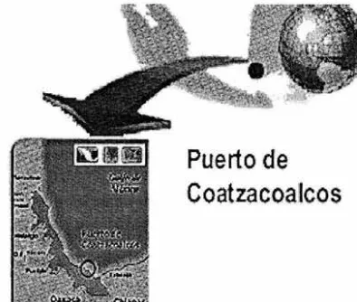 Figura 1. Localización geográfica de Coatzacoalcos 