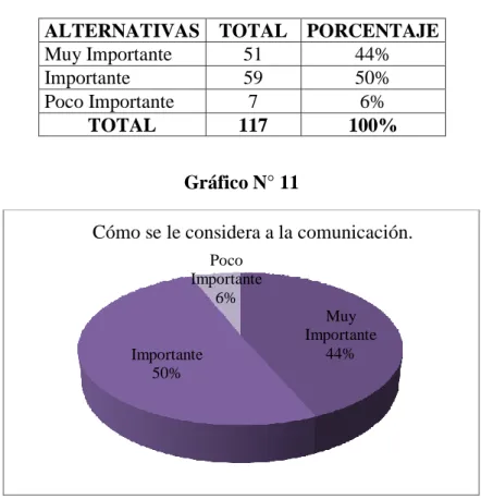 Gráfico N° 11 