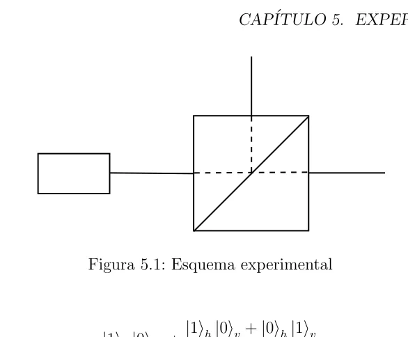 Figura 5.1: Esquema experimental