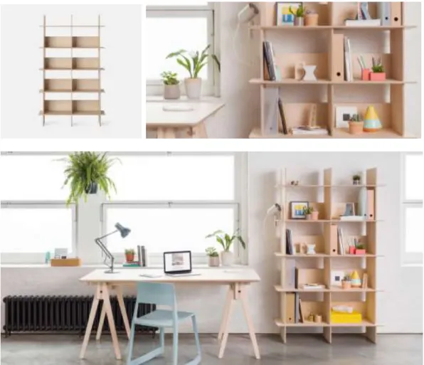 Figura 2.3.3 Linnea Bookshelf (Opendesk) 