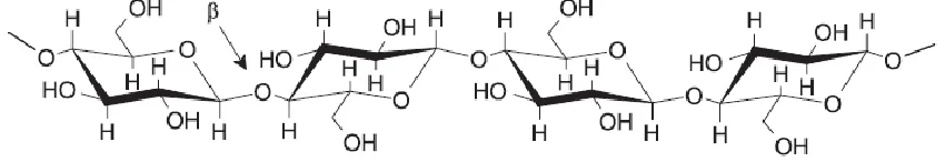 Figura 7 Estructura de la celulosa 