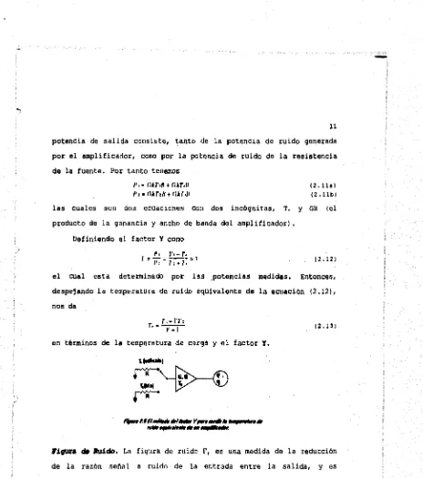 figura de Ruido. La figura de ruido F, es una medida de la reducción 