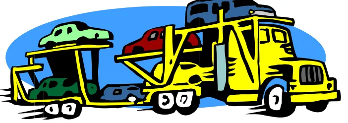 Fig. 1.1. Transporte de autos en trailer. 