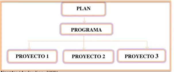 Cuadro 4: Estructura de un Plan 