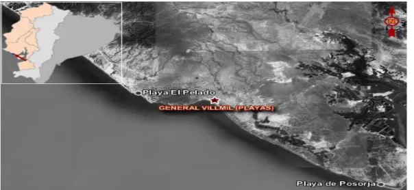 FIGURA 5 Mapa del Cantón Playas 