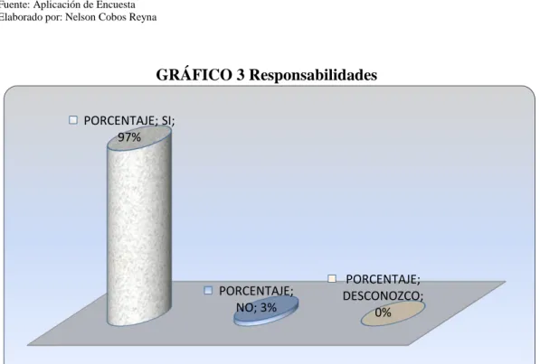 GRÁFICO 3 Responsabilidades 