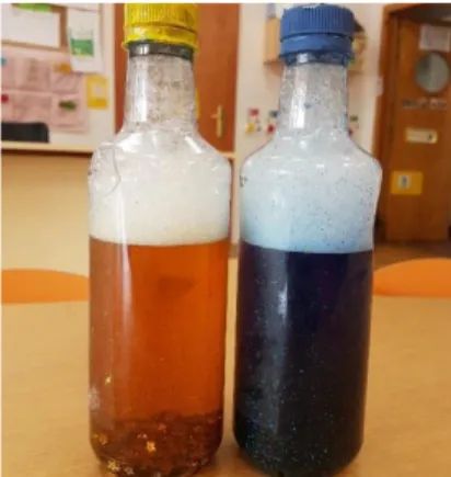 Figura 1. Botellas de la paz. (elaboración propia).  