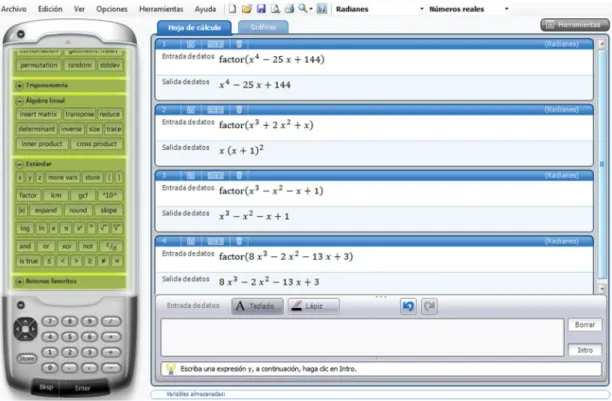 Figura 33 Ejercicio 2 en Matemática de Microsoft