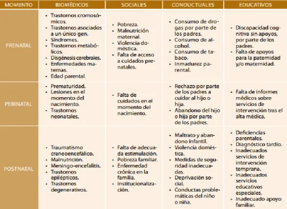 Cuadro  N °2  Causas de la Discapacidad Intelectual leve. 