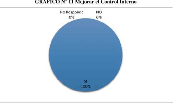 GRÁFICO N° 11 Mejorar el Control Interno 