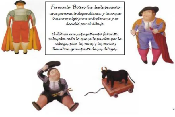 Figura 4: Cuento “La vida del famoso Fernando Botero”. Fuente: Elaboración propia. 