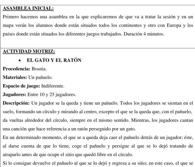 TABLA 5: SESIÓN 1 