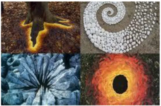 Figura 4. Obras de Andy Goldsworthy. Recuperado de: 