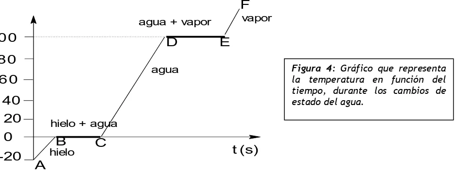 Figura 4: Gráfico que representa la temperatura en función del 