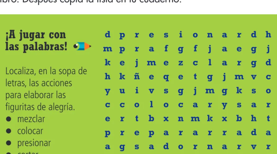 figuritas de alegría.