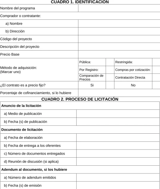 CUADRO 1. IDENTIFICACIÓN 