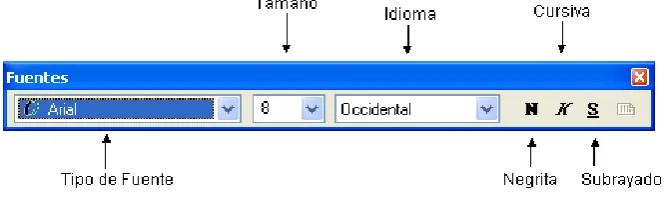 cuadro de inserción, haremos clic en su interior para introducir el texto. 