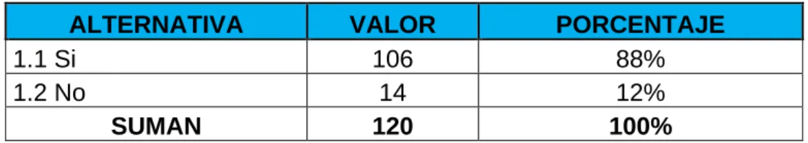 GRÁFICO N° 1 