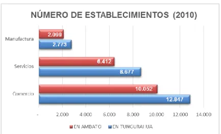 Gráfico 1: Número de Establecimientos 