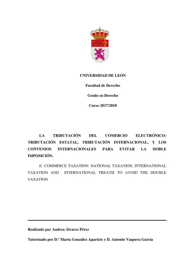 Base Imponible ComÚn Consolidada Del Is Universidad De LeÓn Facultad De Derecho Grado En Dere 6718