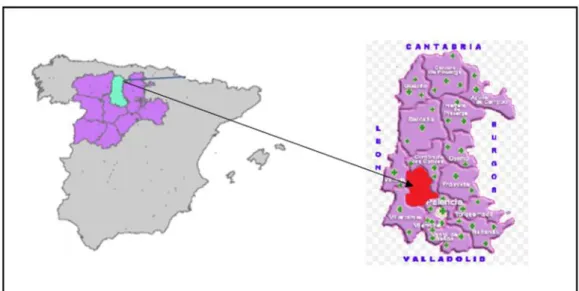 Gráfico 1: Localización de la Comarca 