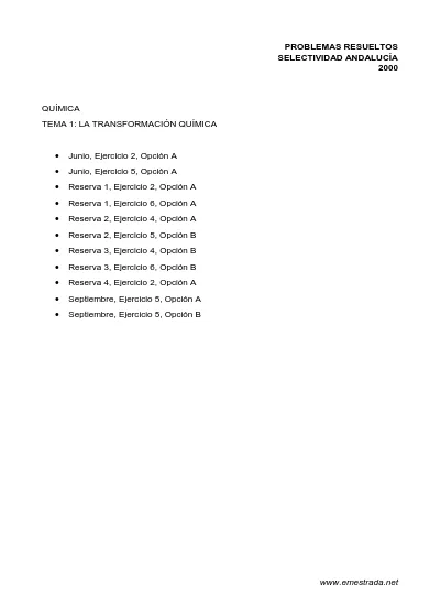 PROBLEMAS RESUELTOS SELECTIVIDAD ANDALUCÍA 2000