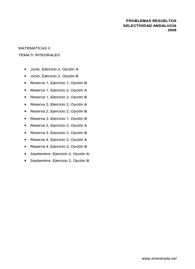 PROBLEMAS RESUELTOS SELECTIVIDAD ANDALUCÍA 2008