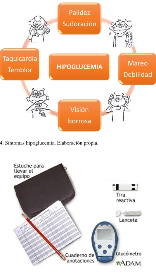 Figura 4: Síntomas hipoglucemia. Elaboración propia. 