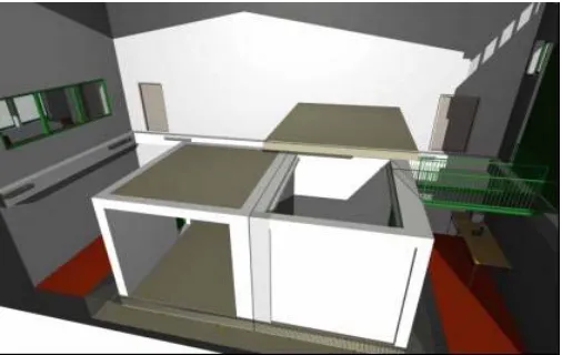 Figure 1 – 3-D view of the laboratory chambers. 