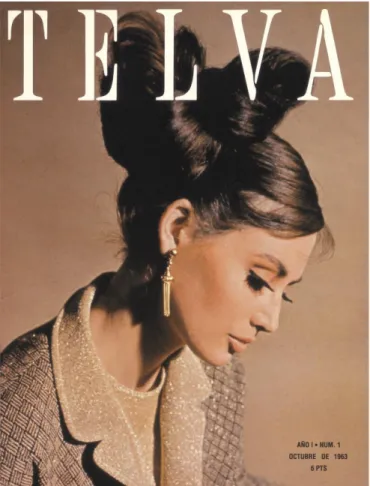 Figura 10: Portada del primer número de Telva, octubre de 1963.  Fuente:  http://www.telva.com (2015)