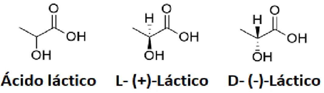 Ilustración 4: Actividad óptica del Ácido láctico. 