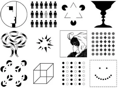 Ilustración 3: Composición con los principios de la Gestalt, diseño gráfico (Programa Educativo Gestalt, 2011)