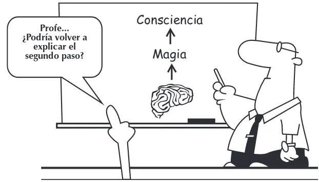 Figura 2-1.  El problema duro de la consciencia (figura del autor).