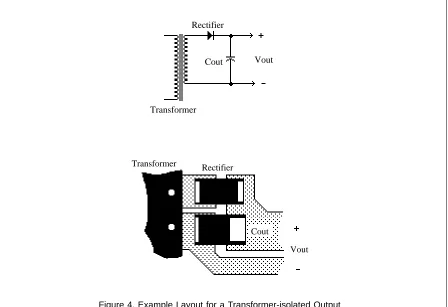 Figure 4. Example Layout for a Transformer-isolated Output