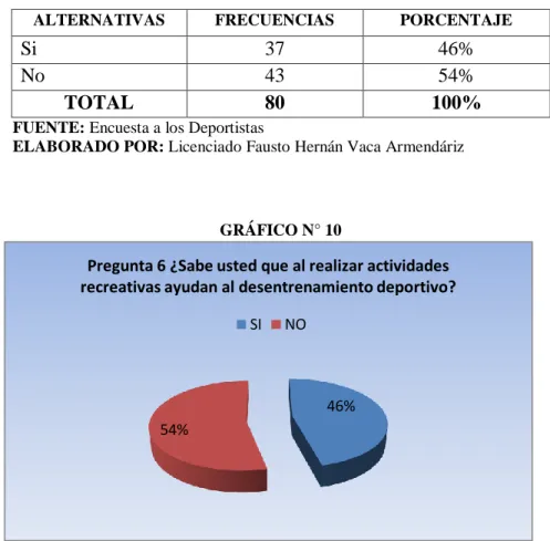 GRÁFICO N° 10 